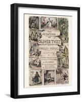 Oliver Twist by Charles Dickens-George Cruikshank-Framed Photographic Print