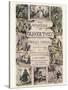 Oliver Twist by Charles Dickens-George Cruikshank-Stretched Canvas