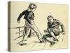 Oliver Twist by Charles Dickens-Harold Copping-Stretched Canvas