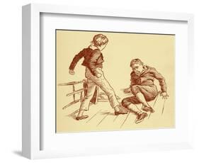 Oliver Twist by Charles Dickens-Harold Copping-Framed Giclee Print