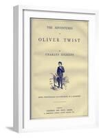 Oliver Twist by Charles Dickens-James Mahoney-Framed Giclee Print