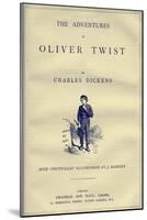 Oliver Twist by Charles Dickens-James Mahoney-Mounted Giclee Print