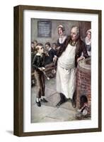 Oliver Twist by Charles Dickens-Harold Copping-Framed Giclee Print