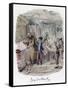 Oliver Twist, C1838-George Cruikshank-Framed Stretched Canvas