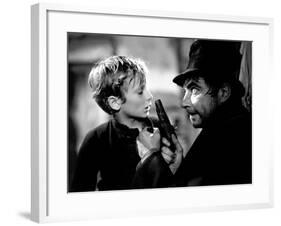 Oliver Twist, John Howard Davies, Robert Newton, 1948-null-Framed Photo