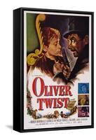 Oliver Twist, John Howard Davies, Robert Newton, 1948-null-Framed Stretched Canvas