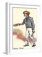 Oliver Twist - novel by Charles Dickens-Hablot Knight Browne-Framed Giclee Print