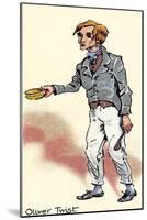 Oliver Twist - novel by Charles Dickens-Hablot Knight Browne-Mounted Giclee Print