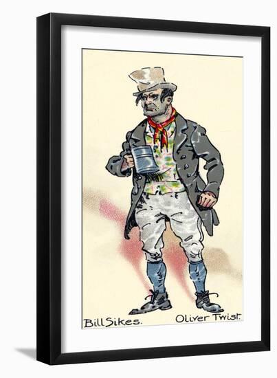 Oliver Twist - novel by Charles Dickens-Hablot Knight Browne-Framed Giclee Print