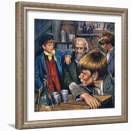 Oliver Twist-English School-Framed Giclee Print