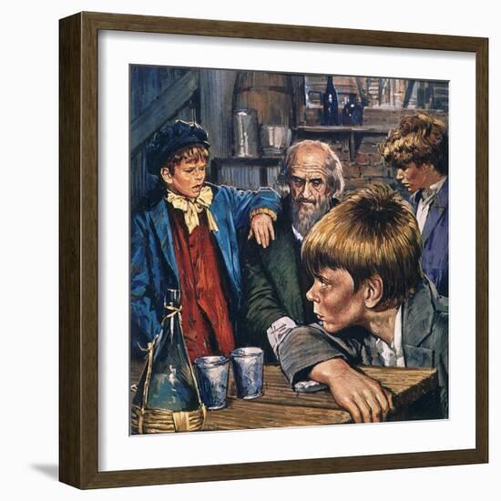 Oliver Twist-English School-Framed Giclee Print