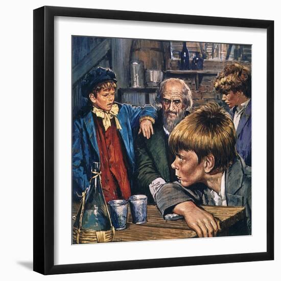 Oliver Twist-English School-Framed Giclee Print