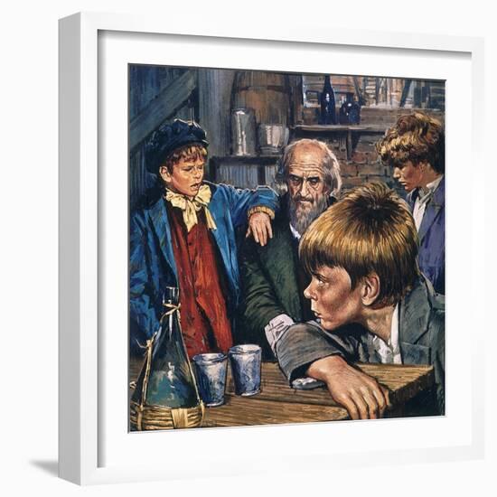 Oliver Twist-English School-Framed Giclee Print