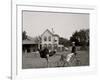 Oliver W., the Famous Trotting Ostrich at Florida Ostrich Farm, Jacksonville-null-Framed Photo