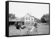 Oliver W., the Famous Trotting Ostrich, Florida Ostrich Farm, Jacksonville, Florida-null-Framed Stretched Canvas