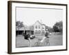 Oliver W., the Famous Trotting Ostrich, Florida Ostrich Farm, Jacksonville, Florida-null-Framed Photo