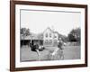 Oliver W., the Famous Trotting Ostrich, Florida Ostrich Farm, Jacksonville, Florida-null-Framed Photo