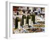 Olives and Olive Oil on Sale at a Market, Provence-Alpes-Cote-D'Azur, France-Ruth Tomlinson-Framed Photographic Print