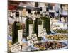 Olives and Olive Oil on Sale at a Market, Provence-Alpes-Cote-D'Azur, France-Ruth Tomlinson-Mounted Photographic Print