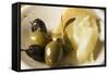 Olives and Parmesan-Foodcollection-Framed Stretched Canvas