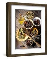 Olives in Bowls-Martina Urban-Framed Photographic Print