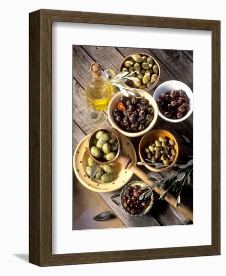 Olives in Bowls-Martina Urban-Framed Photographic Print