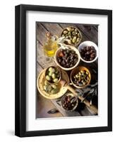 Olives in Bowls-Martina Urban-Framed Photographic Print