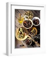 Olives in Bowls-Martina Urban-Framed Photographic Print