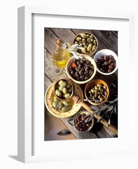 Olives in Bowls-Martina Urban-Framed Photographic Print