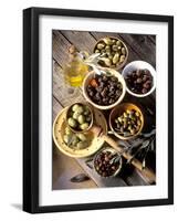 Olives in Bowls-Martina Urban-Framed Photographic Print