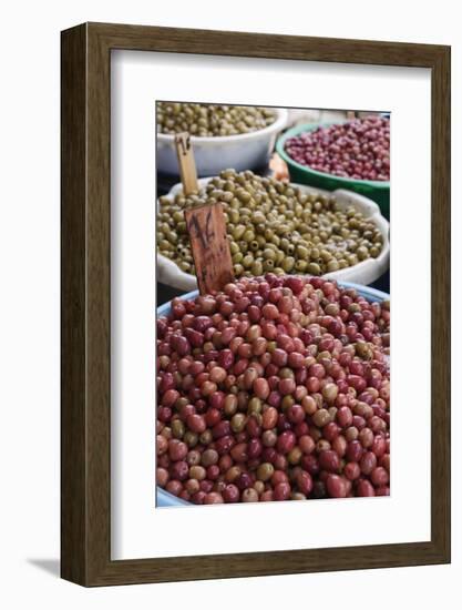 Olives in the Souk, Essaouira, Atlantic Coast, Morocco, North Africa, Africa-Stuart Black-Framed Photographic Print