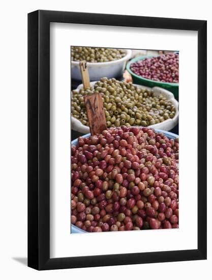 Olives in the Souk, Essaouira, Atlantic Coast, Morocco, North Africa, Africa-Stuart Black-Framed Photographic Print