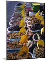 Olives on Market Stall, Provence, France, Europe-Miller John-Mounted Photographic Print