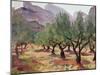 Olives under the Alpilles-Augustus Edwin John-Mounted Giclee Print