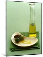Olives with Olive Oil-Louise Lister-Mounted Photographic Print