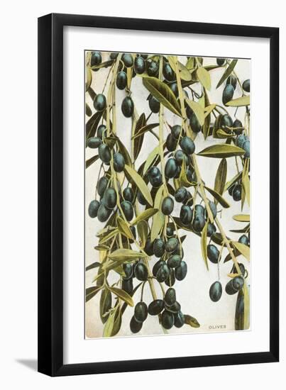 Olives-null-Framed Art Print
