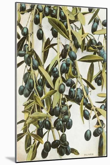 Olives-null-Mounted Art Print