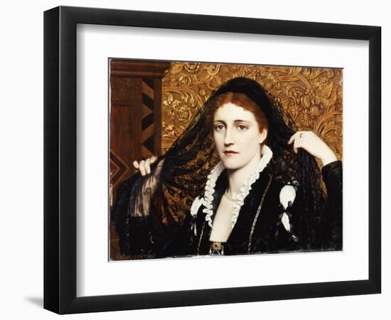 Olivia, 1887-Edmund Blair Leighton-Framed Giclee Print