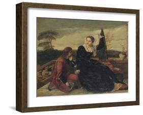 Olivia and Viola-James Clarke Hook-Framed Giclee Print