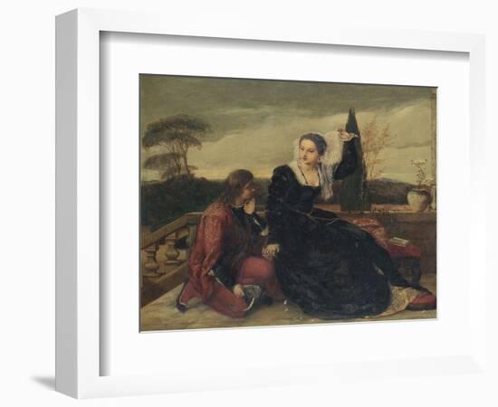 Olivia and Viola-James Clarke Hook-Framed Giclee Print