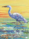 Egret Sunset II-Olivia Brewington-Laminated Art Print