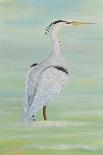 Yellow Heron I-Olivia Brewington-Art Print