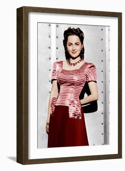 Olivia De Havilland, ca. 1942-null-Framed Photo