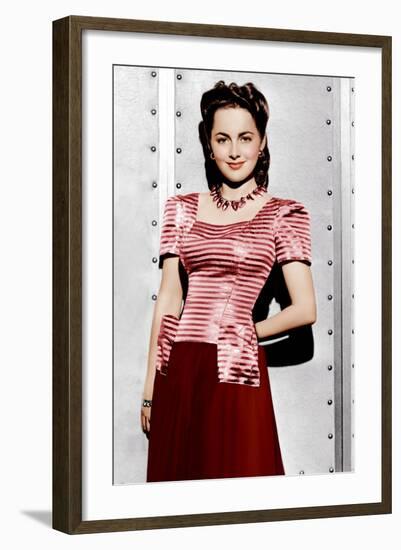 Olivia De Havilland, ca. 1942-null-Framed Photo