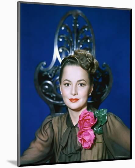 Olivia De Havilland-null-Mounted Photo