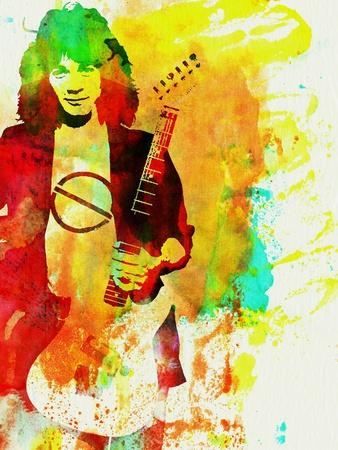 Legendary Eddie Van Halen Watercolor