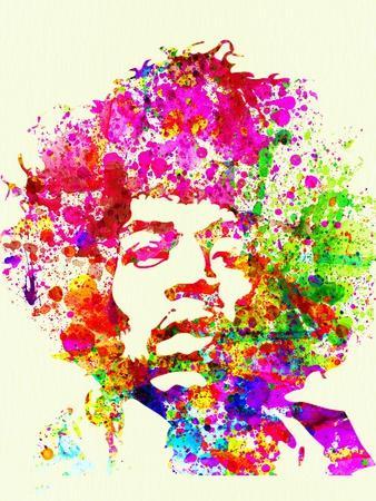 Legendary Jimi Hendrix Watercolor I