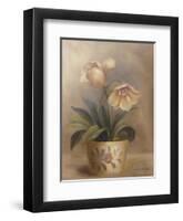 Olivia's Flowers II-Cheovan-Framed Art Print