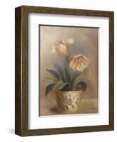 Olivia's Flowers II-Cheovan-Framed Art Print