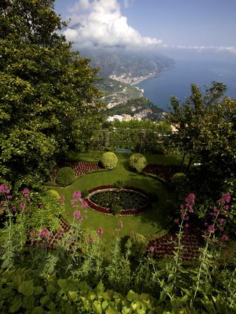 The Gardens of the Villa Cimbrone in Ravello, Amalfi Coast, Campania, Italy, Europe